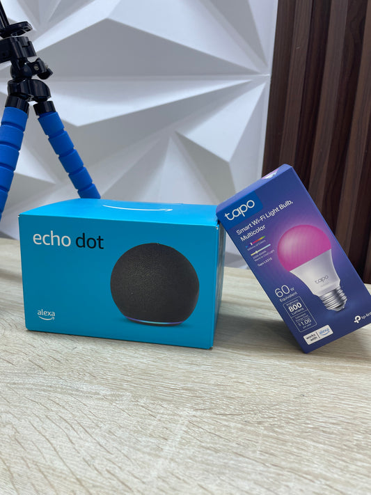 Combo Alexa Echo Dot 5th Generation + Foco LED